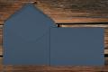 [370707] Briefhüllen 156x220 mm Nassklebend Strukturiert Marineblau 100 g/qm